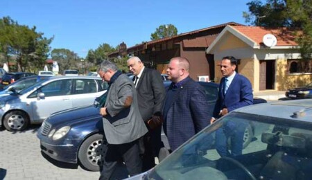 İçişleri Bakanı Kutlu Evren'den Büyükkonuk'a ziyaret