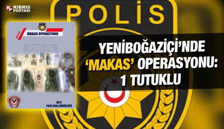 Makas operasyonu kapsamında tasarrufunda uyuşturucu madde bulunduran 1 kişi tutuklandı