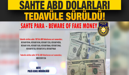 Gönyeli’de bir kumarhanede sahte ABD Doları banknotu tedavüle sürüldü