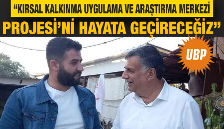 UBP’nin Beyarmudu Belediye Başkan adayı İlker Edip: Gençler kendi bahçelerinde üretime başlayacak