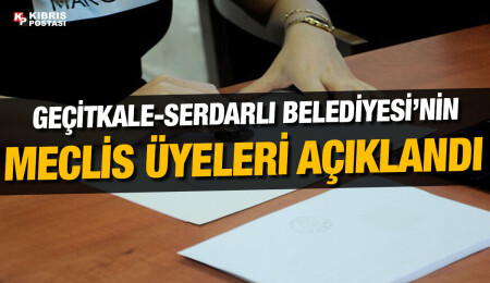 Geçitkale-Serdarlı Belediyesi’nde UBP 5, CTP 4 ve DP 1 meclis üyesi çıkardı