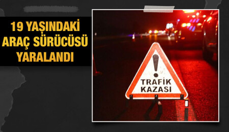 Beyarmudu-Türkmenköy ana yolundaki kazada takla atan otomobilin sürücüsü yaralandı