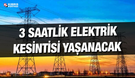 Esentepe'de bugün 3 saatlik elektrik kesintisi olacak