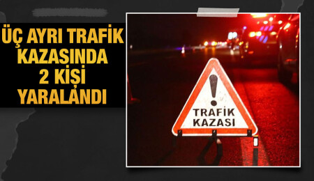 Lefkoşa, Girne ve Hamitköy’de trafik kazası: 2 kişi yaralandı
