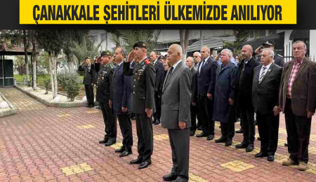 Tekke Bahçesi Şehitliği’nde 18 Mart Şehitler Günü anma töreni düzenlendi