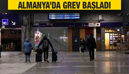 Almanya'da büyük grev: Ulaşım durma noktasına gelecek