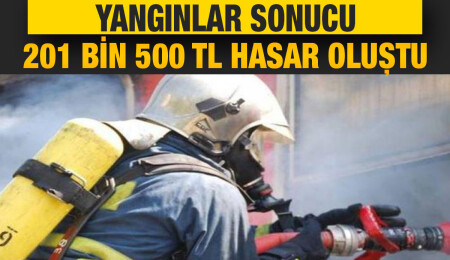 Son bir haftada 4 yangın ve 44 hususi servis olayı gerçekleşti