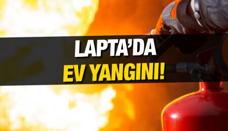 Lapta’da bir evde çıkan yangın itfaiye ekipleri tarafından söndürüldü