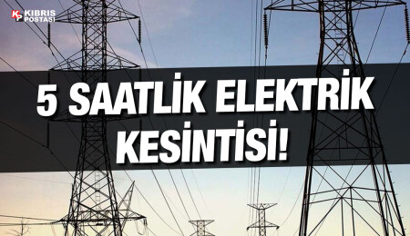 Çatalköy Villa Fırtına yolu, Hz. Ömer Türbesi ve civarında 5 saatlik elektrik kesintisi