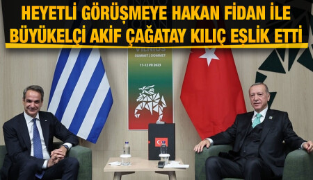 Erdoğan, Yunanistan Başbakanı Miçotakis ile bir araya geldi