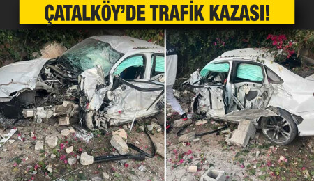 Çatalköy’de trafik kazası: 1 kişi yaralandı