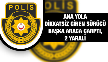 Çatalköy’de trafik kazası: 2 kişi yaralandı