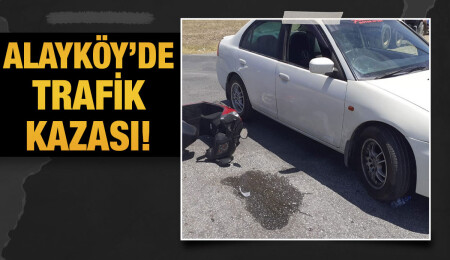 Alayköy’de trafik kazası: Yaralanan motor sürücüsü tedavisinin ardından taburcu edildi