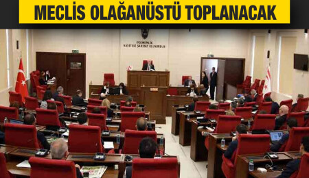 Meclis Çarşamba günü olağanüstü toplanacak