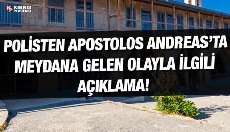 Apostolos Andreas papazını taciz eden kişiye yasal işlem başlatıldı