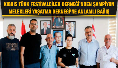 Mağusa Suriçi Panayırı'nın stant geliri, Şampiyon Melekleri Yaşatma Derneği’ne bağışlandı