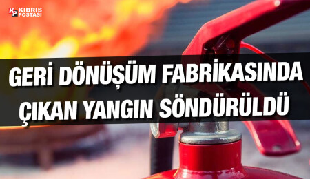Alayköy’de geri dönüşüm fabrikasında yangın!