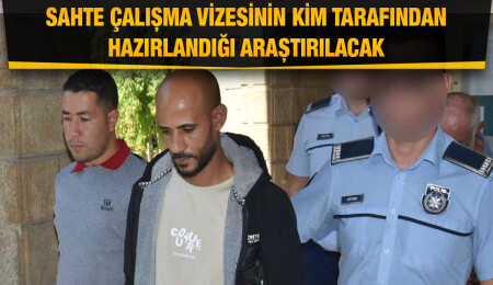 Ercan’da düzenledikleri sahte evrağı tedavüle süren Khamis ve Ataalla, 3 gün tutuklu kalacak