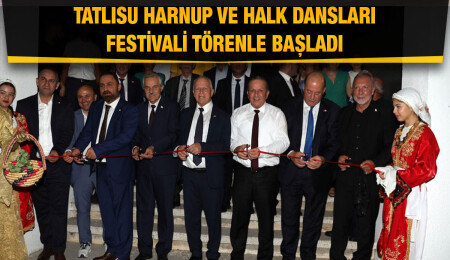 Tatlısu Harnup ve Halk Dansları Festivali başladı