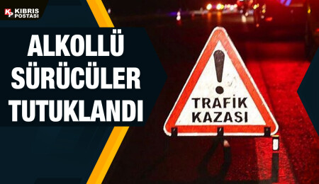 Lefkoşa’da kaza: Alkollü araç sürücüleri çarpıştı