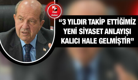 Ersin Tatar: Erdoğan Kıbrıs meselesine bakışını bütün dünyaya duyurmuştur