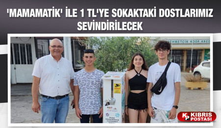 Cittaslow Mehmetçik Çocuk Belediyesi’nden sokak hayvanları için 'mamamatik'
