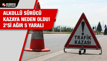 Yiğitler – Vadili yolunda trafik kazası: Alkollü sürücü tutuklandı