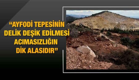 Gürcafer: “Ayfodi Dağı eteklerindeki taş ocağı derhal kapatılmalı”