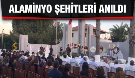 Alaminyo Şehitleri düzenlenen törenle anıldı