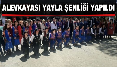 Karadeniz Kültür Derneği’nin düzenlediği Alevkayası Yayla Şenliği yapıldı