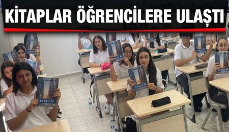 TC MEB'in ücretsiz ders kitapları KKTC'deki öğrencilere de ulaştı