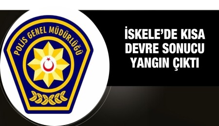 Jeneratör odasında kısa devre yangına sebep oldu