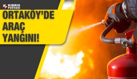 Seyir halindeki araçta yangın çıktı!