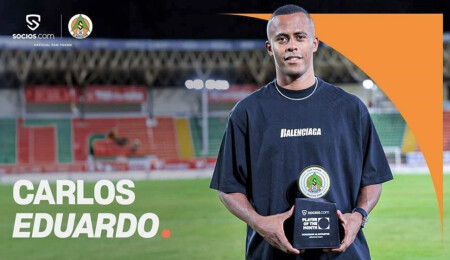 Corendon Alanyaspor taraftarı, Carlos Eduardo'yu ayın oyuncusu seçti