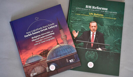TC Cumhurbaşkanı Erdoğan BM liderlerine kitap takdim etti