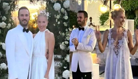 Burcu Esmersoy ile Nazım Akmandil İtalya’da evlendi