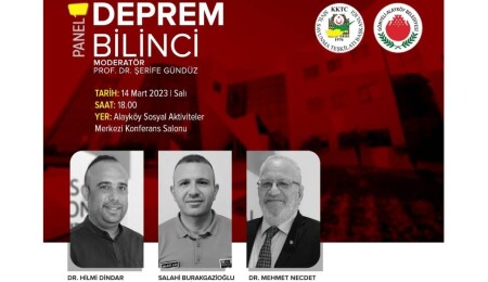 Gönyeli-Alayköy Belediyesi, "Deprem Bilinci" paneli düzenliyor