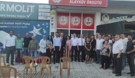 DP Alayköy Örgüt Başkanı Fehim Konyalı oldu