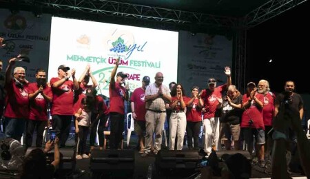 60. Mehmetçik Üzüm Festivali dün akşam tamamlandı