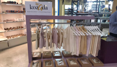 “İpeğin Kuzey Kıbrıs’ta Yeniden Doğuşu” projesi kapsamında yaratılan “Kozada” ürünleri satışta