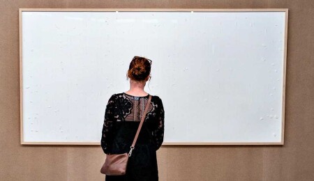 Boş çerçeveleri sanat eseri olarak sunan sanatçıya dava