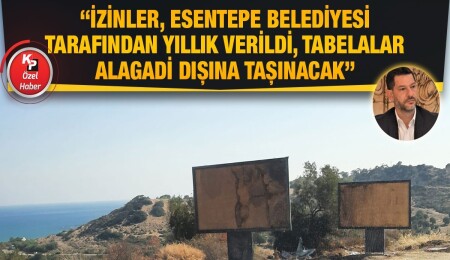 Alagadi Özel Çevre Koruma Alanı’nda yer alan tabelalar tepki topladı