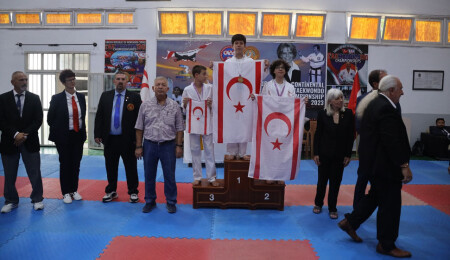 Renkli kuşak şampiyonu KKTC oldu