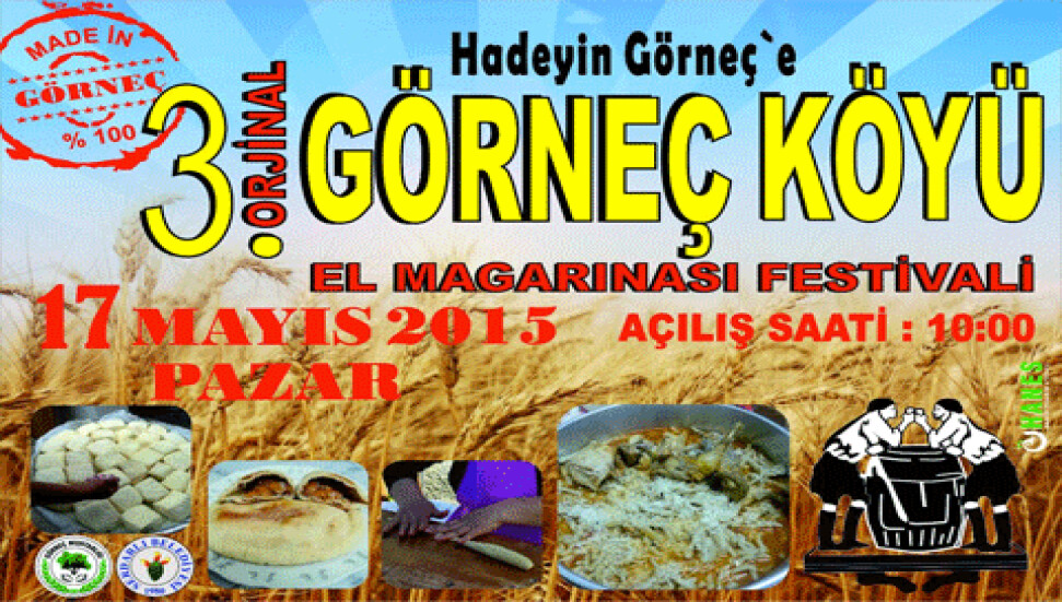"3. El Magarınası Festivali" 17 Mayıs'ta yapılacak