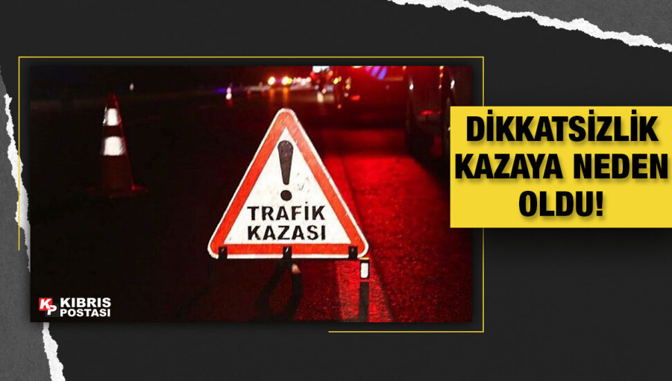 Alayköy’de meydana gelen kazada bir kişi yaralandı