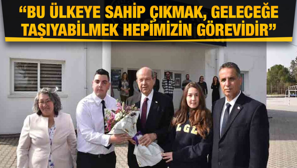 Cumhurbaşkanı Tatar: Gençlerimizin ne kadar başarılı olduklarını görüyor, gurur duyuyorum