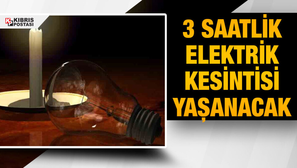 Çatalköy’de bugün elektrik kesintisi olacak