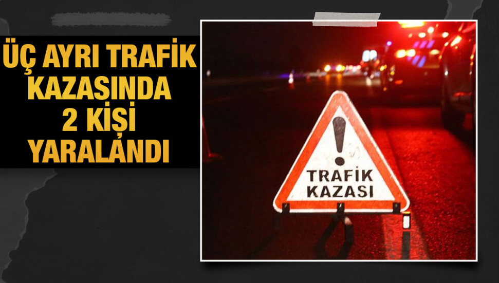Lefkoşa, Girne ve Hamitköy’de trafik kazası: 2 kişi yaralandı