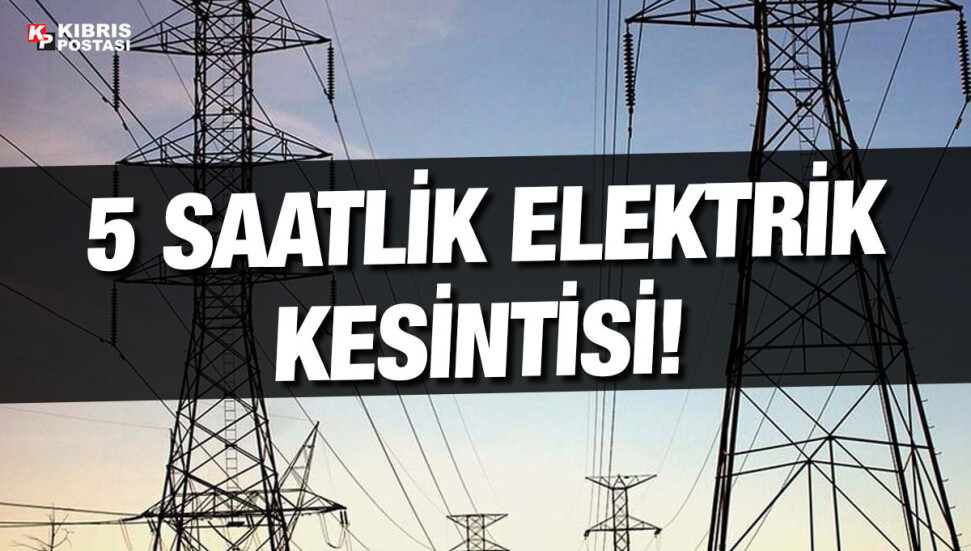 Çatalköy Villa Fırtına yolu, Hz. Ömer Türbesi ve civarında 5 saatlik elektrik kesintisi
