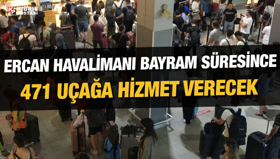 Kurban Bayramı’nda Ercan Havalimanı’nın trafiği yoğun olacak